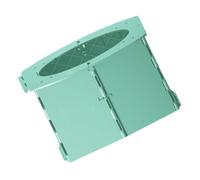 CHICAMPERA Portable Foldable Potty Travel Toilet Lightweight Training Seat with Bright Green Color for Easy Carry and Independence Development