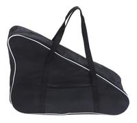 CHICAMPERA Portable Lyre Harp Storage Bag with Smooth Zipper and Protective Oxford Cloth Material, Compact Black Lyre Pouch for Travel and Daily Use, Simple and Sturdy Design