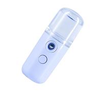 CHICAMPERA Portable Nano Face Mist Sprayer Usb Charging Facial Steamer Skin Moistener Blue Cold Spray Humidifier for Home and Travel