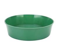 CHICAMPERA Portable Plastic Garden Sieve Mesh for Soil and Rocks Sifting, Weather-resistant round Sifting Tool for Outdoor Use and Backyard Gardening