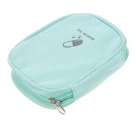 CHICAMPERA Portable Small Medicine Storage Bag Oxford Cloth Travel Nursing Organizer for Camping Hiking Emergency Use Lightweight Household Pouch