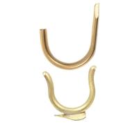 CHICAMPERA Premium Copper Trumpet Finger Hook Set, Small and Light, Easy to Carry, Sturdy Musical Instrument Accessory for Trumpet Players, Golden Finger Hooks for Front and Back Use