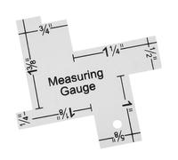 CHICAMPERA Quilting Ruler Reusable and Not Easy to Wear or Tear Multi-side Shaped Made of Sturdy Aluminum for DIY and Embroidery Sewing Projects