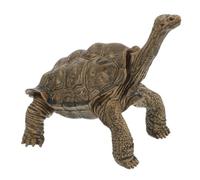 CHICAMPERA Realistic Simulation Turtle Figure with Smooth Round Edges Educational Animal Figurine for Learning and Bedroom Decor Brown Tortoise Model for Wildlife Recognition and Play