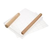 CHICAMPERA Reusable Non-Stick Nougat Pastry Cool Plate Baking Supplies Set, Square White Pp Synthetic Material, Sturdy and Not Easy to Deform, for Baking Nougat and Biscuit Preparation