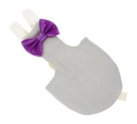 CHICAMPERA Reusable Parrot Bird Diaper Clothes Set Lightweight Breathable Bird Flight Costume with Light Grey Liner Outdoor Protective Garment for African Parrots and Pet