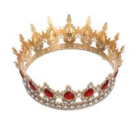 CHICAMPERA Rhinestone Crown Tiara for Women Vintage Crystal Headpiece for Weddings Birthdays Prom Costume Parties Dazzling Hair Accessories for Inclusive Sizing
