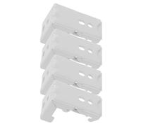 CHICAMPERA Roman Blind Metal Fixing Brackets 4Pcs 22Mm Roller Shade Clips Compatible with Venetian Blind Track Installation