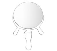 CHICAMPERA Rotating Double-sided Makeup Mirror with High-definition Glass Metal Frame Vanity Mirror for Dresser or Tabletop Use Silver Practical Design