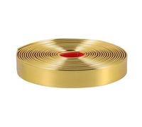 CHICAMPERA Self Adhesive Molding Trim Flexible Peel and Stick Trim PVC Golden for Plastic and Ceiling Borders Home Decoration