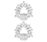 CHICAMPERA Shoe Jewelry Charms Rhinestone Decorative, Boots Attachable 1 Pair Hollow-out Shoe Clips for Silver Bride Sandals for Weddings and Daily Life