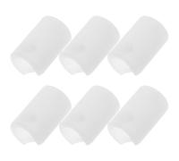 CHICAMPERA Silicone Door Handle Protectors Soft and Flexible 6pcs round Drawer Handle Bumpers for Cabinet and Wardrobe Designed for Baby and Children Home Protection