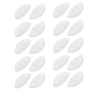 CHICAMPERA Silicone Nose Pads Soft Anti-skid Nose Support Pads for Glasses Replacement 10 Pairs product accessories No Burrs and Edges, Suitable for Eyeglasses and Sunglasses