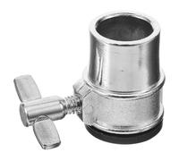 CHICAMPERA Silver Aluminium Alloy Drum Stand Adjuster for Drum Set with Angle Adjustment and Easy Installation, Sturdy Percussion Mounting Hardware Accessory for Drumming Performance