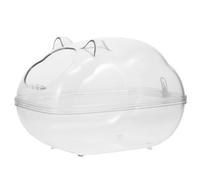 CHICAMPERA Small Pet Hamster Bathroom Bath Basin Made of Plastic Creative Shape, Easy to Clean and Use, for Home Use as A Hamster Toilet Or Small Pet Bath