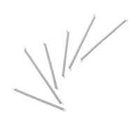 CHICAMPERA Small Stapler Extension Springs with Hooks, 6pcs Stainless Steel for Repairs and Office Projects with Enhanced Elasticity