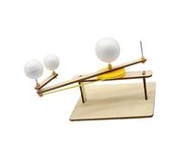 CHICAMPERA Solar System Model DIY Educational Apparatus Hands Astronomical Simulator for Interactive Planetarium Model with Movement Axes for Learning About Sun Earth Moon Eclipses