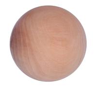 CHICAMPERA Solid Wooden Ball for Crafts and Decoration, Round Smooth Surface Wood Sphere, Paintable DIY Material Without Burr, for Architectural Works and Creative Projects