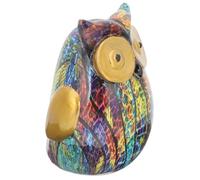CHICAMPERA Space-saving Design Resin and Owl Stable Bottom Figurine for Random Decoration and Office Tabletop Decor