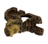 CHICAMPERA Sphinx Ornament Resin Sphinx Decor Realistic Safe Resin Material Golden Aquarium Decoration for Water Tank Fish Tank