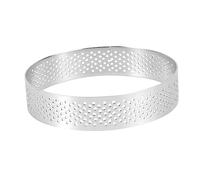 CHICAMPERA Stainless Steel Cake Ring Mold Non Stick Round Baking Tool for Tarts Pies Mousse Cheesecakes Heat Conductive for Even Baking