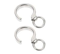 CHICAMPERA Stainless Steel Parrot Foot Rings Leg Bands for Parrots Prevent Escape Smooth Surface Protection Suitable for Various Birds Bird Accessories