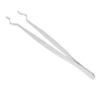 CHICAMPERA Stainless Steel Test Tube Tweezer 25Cm Extended Round Nose Lab Clamp High Temperature Resistant Laboratory Experiment Accessory for Chemistry and Physics