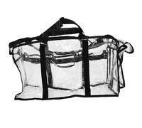 CHICAMPERA Sturdy Pvc Handbag Portable Cosmetics Container Multifunction Outdoor Travel Storage Bag Fashion Practical Design Easy to Dry out Wear-resistant Travel Fitness Pouch