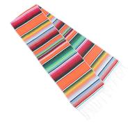 CHICAMPERA Table Runner Mexico Runner Cotton Decorative Orange Mexican Style for Hotel Picnic