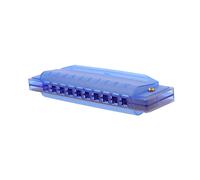 CHICAMPERA Ten Harmonica Small Musical Instrument for Beginners Portable Blue Mouth Organ Early Music Learning and Literacy Development
