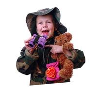 CHICAMPERA Toy Binoculars Telescope for Boys and Girls Theme Boys and Girls Binoculars High Resolution and Safe Rope