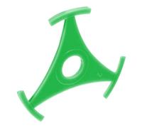 CHICAMPERA Triangle Record Adapter for Vinyl Players, Plastic Material, Green Colour, Easy to Install, Reduces Risk of Damage, Replacement Record Accessory for Home Vinyl Use