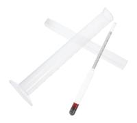 CHICAMPERA Triple Scale Brewing Hydrometer Kit with 100ml Test Cylinder, Measures Specific Gravity and Alcohol Density, Designed for Winemakers in Home Brew and Fermentation