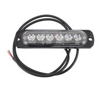 CHICAMPERA Ultra-thin LED Strobe Light Bar for Car Motorcycle Truck Side Lighting Aluminum Shell with Flash Modes Quick Response Easy Installation White Auto Emergency Signal Lamp