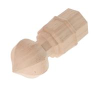 CHICAMPERA Unpainted Wood Finials for DIY Crafts European Style Decorative Bed Post and Staircase Newel Caps Elegant French Wedding Design Artistic Home Furniture Accent Easy Installation