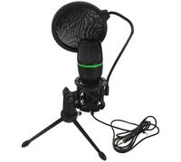 CHICAMPERA USB Condenser Microphone for Gaming and Computer Use with Noise Reduction, Metal and Plastic Construction, Including Bracket Stand, for Classes and Lectures Random Color