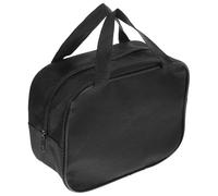 CHICAMPERA Vehicle Pump Bag for Inflator Pump and Tools, Portable Black Cloth Storage Pouch with Multifunctional Design for Car Use