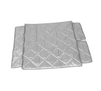CHICAMPERA Waterproof, Silver Features Oxford Cloth Material Aluminum Foil and Fridge Freezer Cover with Insulation Magnet Refrigerator Protection Suitable for Household Appliance