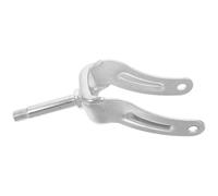 CHICAMPERA Wheelchair Front Caster Fork Assembly Metal Bearing Front Wheel Fork for Manual Wheelchairs and Transport Chair Use Sturdy Replacement Parts