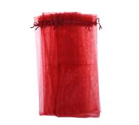CHICAMPERA Wine Bottle Bags Reusable Drawstring 20 Pcs Sheer Organza for Packaging, Multi-purpose Red Wine Bags Festive Pouches Suitable for Party and Wedding Favors