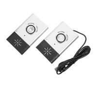 CHICAMPERA Wireless Intercom Doorbell System H6 1 Pair with Voice Talk Communication for House and Large Homes, Easy Installation Portable Plastic Door Chime Without Battery Included