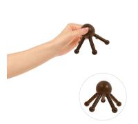 CHICAMPERA Wood Head Claw Massager Beige Practical Scalp Tool for Relaxation Stress Relief Stimulation Comfortable Ergonomic Design