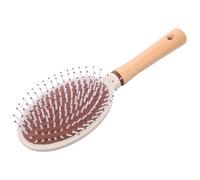CHICAMPERA Wooden Hair Brush with Comfortable Grip and Massaging Function for Women for Detangling and Smoothing Wet Or Dry Hair Styling Tool