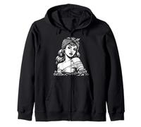 Chicana Latina Chola Gangster Mexican Chicano Lowrider Zip Hoodie