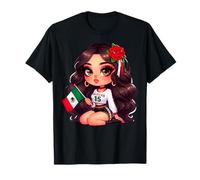 Chicana Mexican Roots American Girl Mexico Chingona Badass T-Shirt