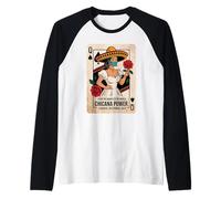 Chicana Power: Powerful, Mysterious, Bold Raglan Baseball Tee