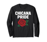 Chicana Pride Mexicana Mexico Flag Bonita Latina Raza Migra Long Sleeve T-Shirt