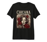 Chicana Style Lowrider Clothes Women Mexican American Latina Premium T-Shirt