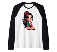 Chicana Women Mexican Girl Mexico Chingona Badass Patriotic Raglan Baseball Tee