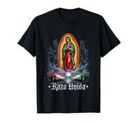 Chicano Lowrider Virgin Mary Guadalupe Raza Unida Culture T-Shirt